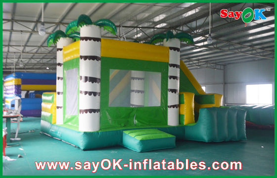 Wholesale Commercial Kids Bounce House With Slide Inflables Water Combo Bouncy Jump Castle