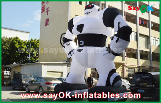 Inflatable Robot Moving Character Water-Proof Oxford Cloth For Children