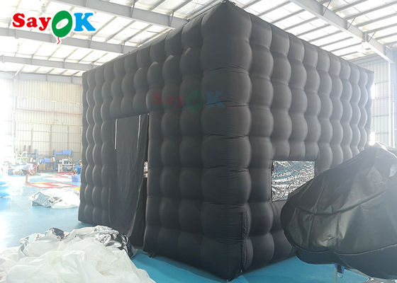 Inflatable Cube Tent Marquee Party Camping Inflatable LED Tent With Air Blower