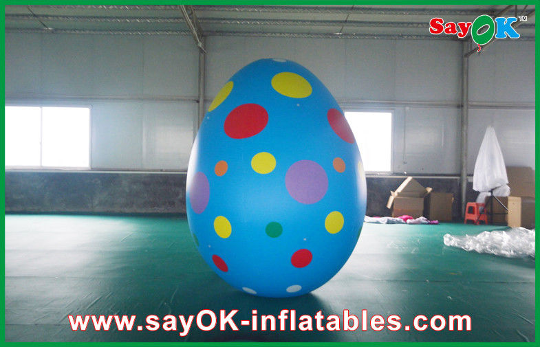 Pvc Outside Inflatable Holiday Decorations Painted Decoration Egg