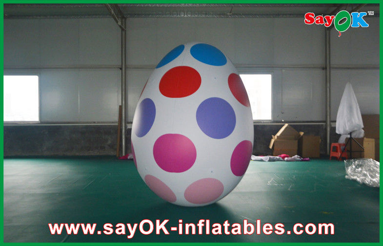 Pvc Outside Inflatable Holiday Decorations Painted Decoration Egg