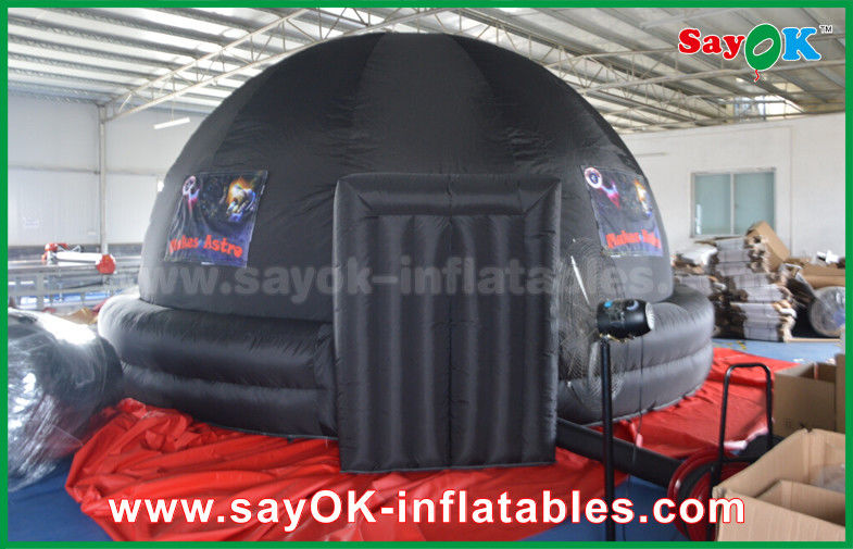 Customized Portable Inflatable Mobile Planetarium Dome Tent Safety With Print