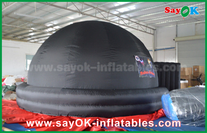 Customized Portable Inflatable Mobile Planetarium Dome Tent Safety With Print