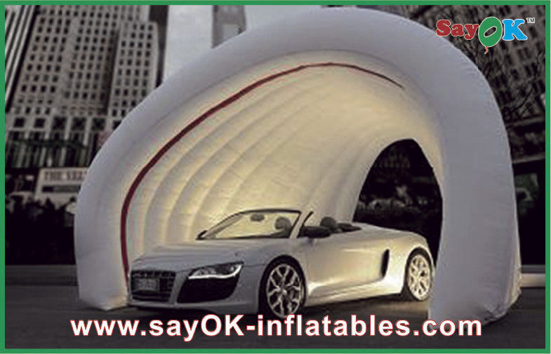 Huge White Inflatable Air Tent For Trading Show / Advertising Oxford Cloth
