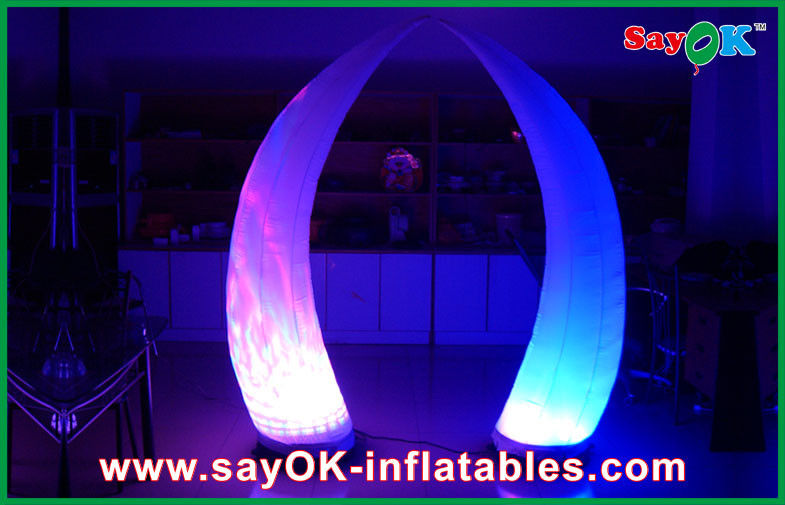Inflatable Lighting Decoration Inflatable Tusk Decoration With LED