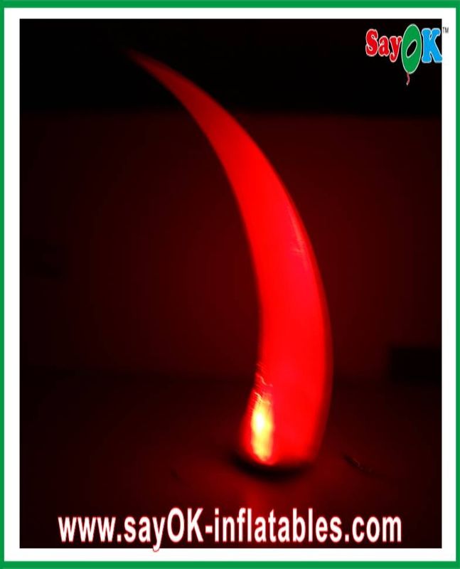 Inflatable Lighting Decoration Inflatable Tusk Decoration With LED