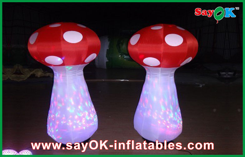 LED Lighting Inflatable Mushroom Decoration Custom Advertising Inflatables