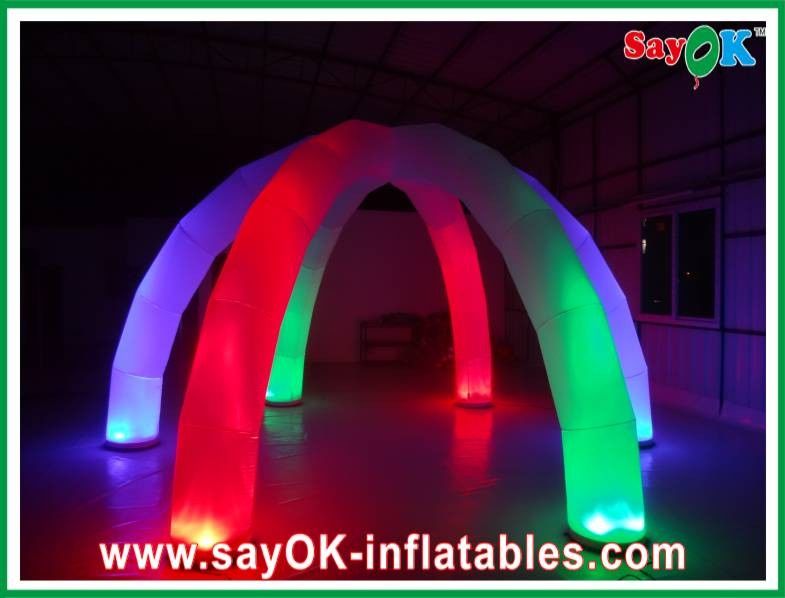 UL Certificated Blower Inflatable Led Light Tent Diameter 5m For Party