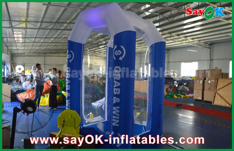 LED light Money Graber Machine For Promotion / Advertising / Amusement