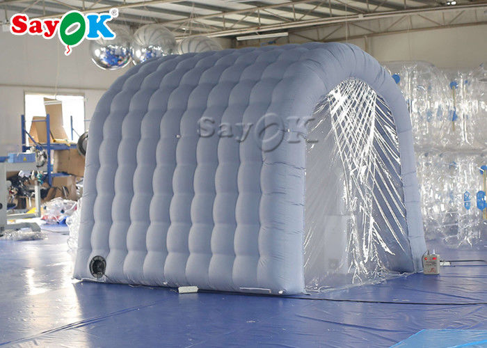 Gray Inflatable Medical Tent Disinfection Tunnel For Hospital Equipment