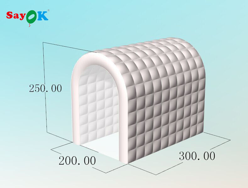 Gray Inflatable Medical Tent Disinfection Tunnel For Hospital Equipment