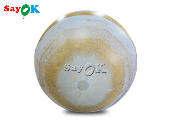 0.25mm PVC 60 Inches Inflatable Saturn Planet Balloons For Educational Institution