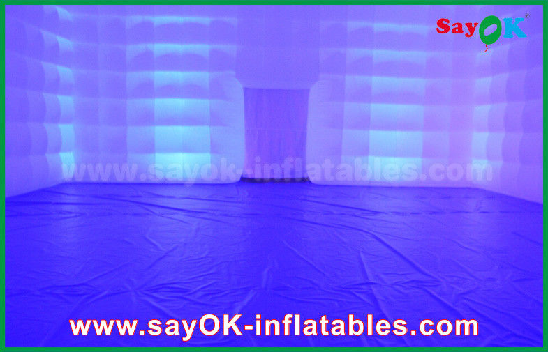 Tent Inflatable Party/Camping Transparent Inflatable Square Tent With Led Lighting