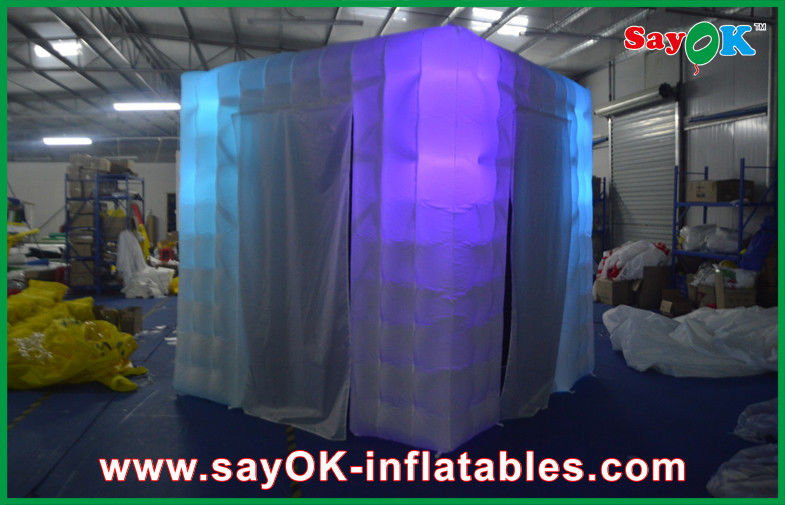 Inflatable Cube Tent Water Proof Party Led Photobooth Inflatable Christmas Decorations