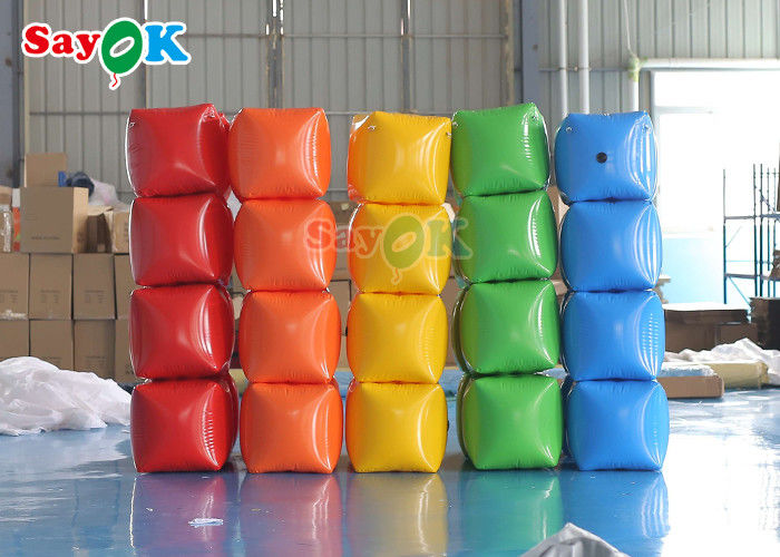 Square PVC Durable Air Inflatable Chair For Events Ornament