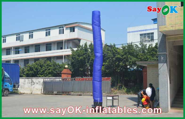 Sky Dancer Inflatable Blue Inflatable Guy Air Sky Dancer With Bottom Blower Wedding Use