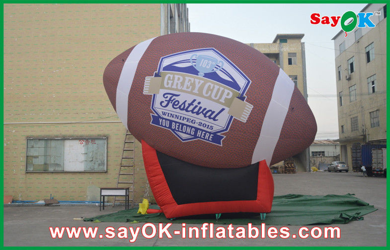 Promotional Inflatable Rugby Balls  Inflatable Word Cup Trophy Rugby Ball Model