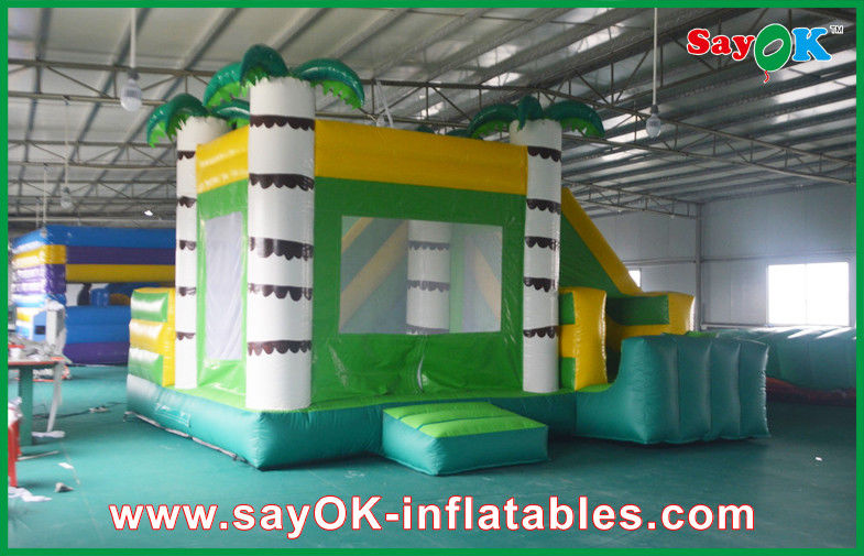 Wholesale Commercial Kids Bounce House With Slide Inflables Water Combo Bouncy Jump Castle