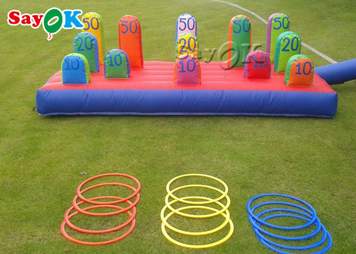 Target Game Pvc Inflatable Ring Toss Game With Rings