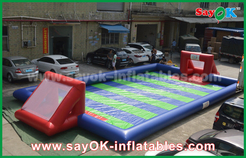 Football Inflatable Games Durable PVC Tarpaulin Inflatable Sports Games / Kids Inflatable Soccer