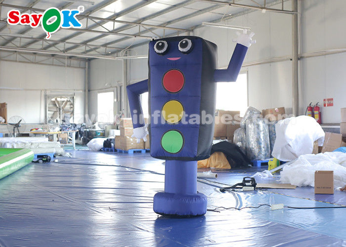 Blow Up Cartoon Characters Promotion Inflatable Cartoon Characters 2m Traffic Light Model CE