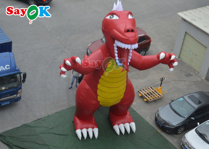 Inflatable Christmas Dinosaur PVC Tarpaulin Giant Inflatable Raptor Dinosaur Air Balloon Dinosaur