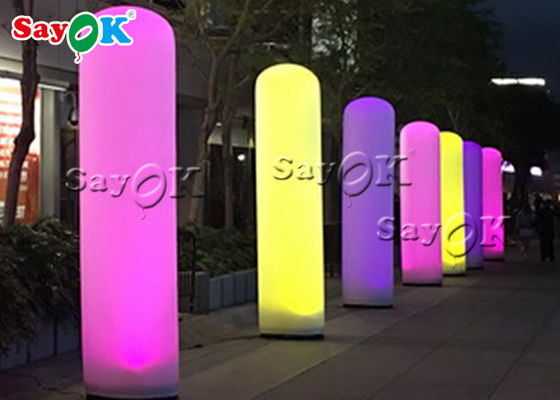 نورپردازی سفید LED سفارشی ستون مدل بادکنک برای تزئینات