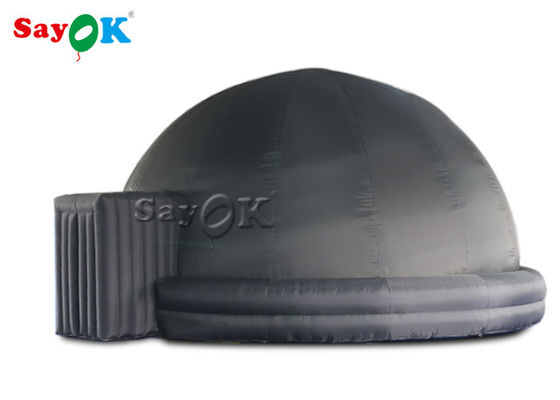 360 گنبد پروژکشن 5/6m چادر سیاره ای قابل حمل سیاه