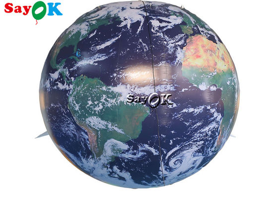 رویداد مدرسه 2.5m 8ft مدل گلوب زمین قابل انفجار دکوراتیو با روشنایی LED