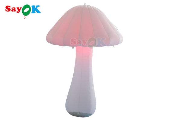 پارچه آکسفورد 2m LED نورپردازی بادکنک قارچ سفید