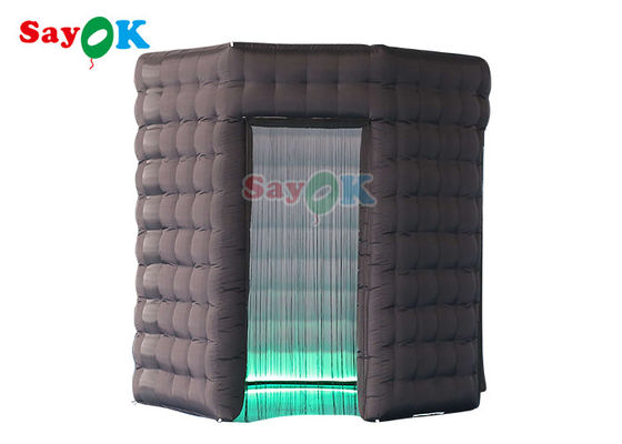 غرفه عکس بادی سفارشی دور بدون سقف LED Blow Up 360 Photo Booth