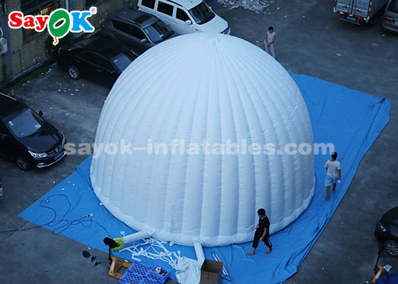 چادر بادی فضای باز 8 متری چراغ LED چادر گنبدی بادی بادی برای رویداد تبلیغاتی