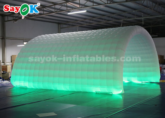 چادر تونلی بادی قابل استفاده مجدد 6 * 3 * 3 متر چراغ LED چادر بادی هوا برای رویداد / سالگرد