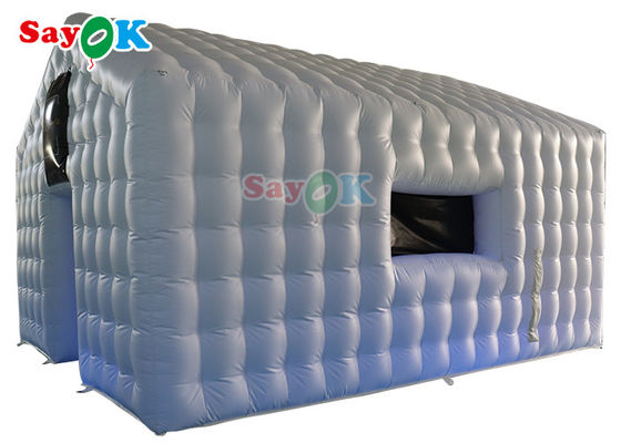 تجاری Pvc مواد بادی جهش خانه سفید رنگ