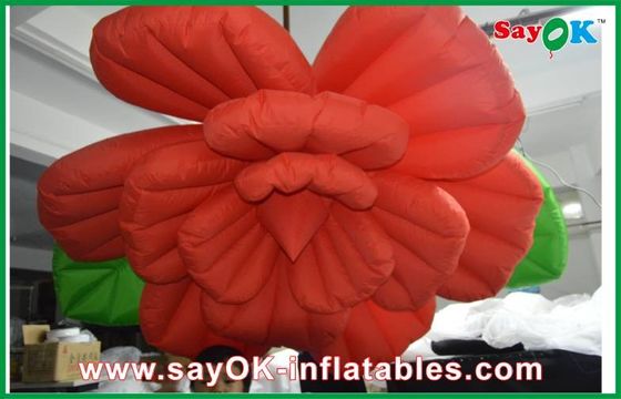دکوراسیون نورپردازی بادکنکی عروسی / نورپردازی گل بادکنکی قرمز