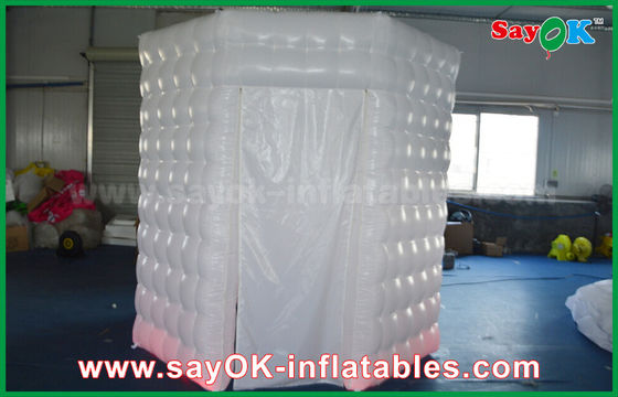 محفظه غرفه عکس بادی با روکش PVC چادر غرفه عکس سیار هشت ضلعی بادی با نور LED