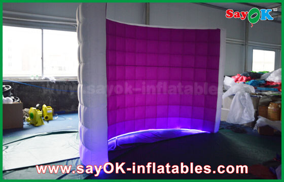 غرفه عکس بادی استخدام کیوسک ال ای دی دیواری غرفه عکس بادی , پارتی LED Photo Booth مواد پارچه آکسفورد