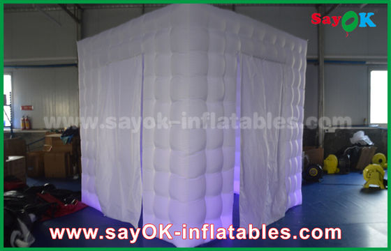 غرفه عکس بادی اجاره غرفه عکس بادی 210D Oxford Two Doors LED عکس بادی 2.5 متر x 2.5 متر x 2.5 متر