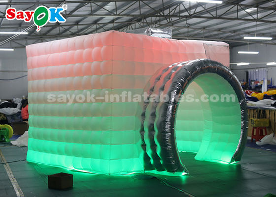 غرفه عکس قابل حمل استودیو عکس بادی غرفه عکس بادی سبک دو نوار LED برای نمایشگاه تجاری