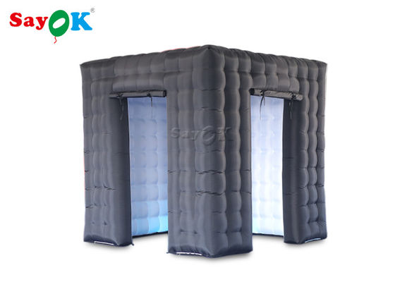 غرفه رویداد نمایش غرفه عکس مکعب بادی بادوام با اندازه دمنده هوا 2.5*2.5*2.5m