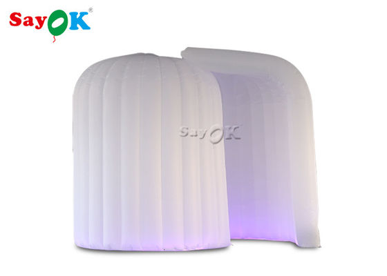 استودیو عکس حرفه ای 3*2*2.3 متری LED ایگلو بادی عکس قابل حمل با پرده یک در