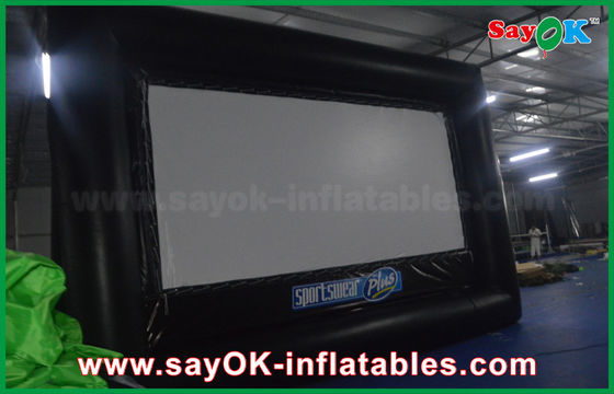 صفحه نمایش پروژکتور بادی 6 x 3.5 متر پی وی سی / فیلم Oxford Cloth Protable صفحه نمایش فیلم بادی برای اجاره