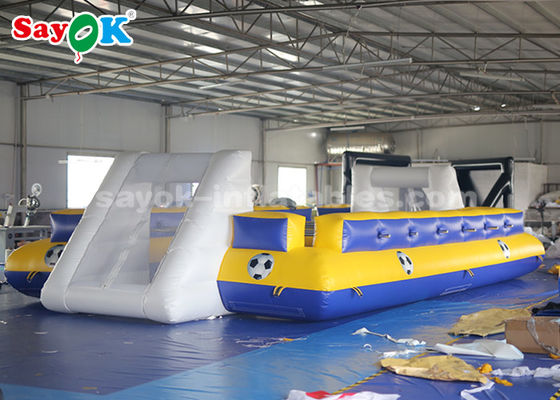 بازی های ورزشی فوتبال بادی غول پیکر 8*5 متر PVC برزنت بادی بازی های ورزشی زمین فوتبال بادی