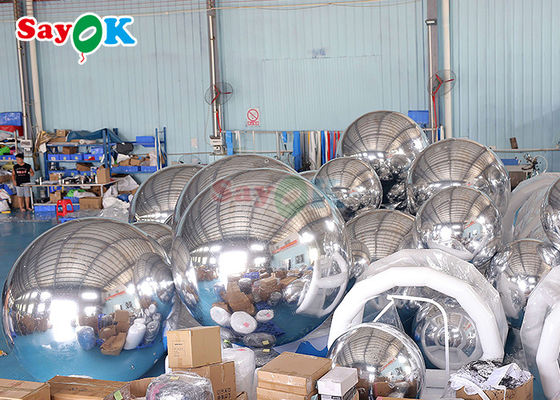 گلوله بازتاب دهنده پر رنگ PVC گلوله کریسمس گلوله بازتاب دهنده آینه گلوله بازتاب دهنده