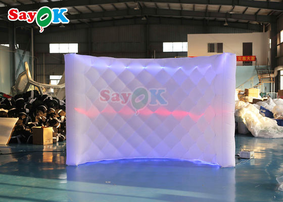 جدید جذاب LED دیوار بادکنک بادکنک LED سفید Photo Booth دیوار برای رویداد