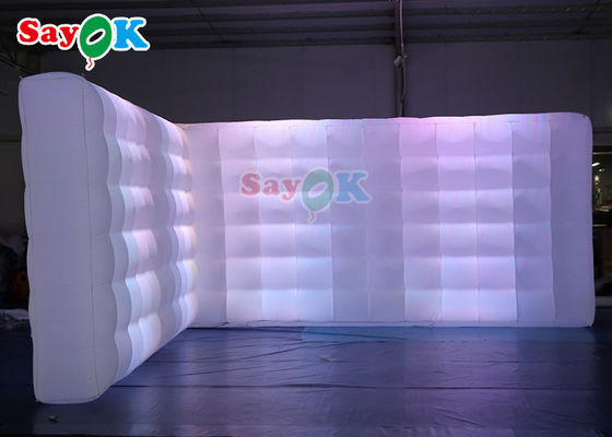 آکسورد پارچه بادکنک عکس غرفه پس زمینه LED دیوار نورپردازی رنگارنگ بادکنک LED دیوار