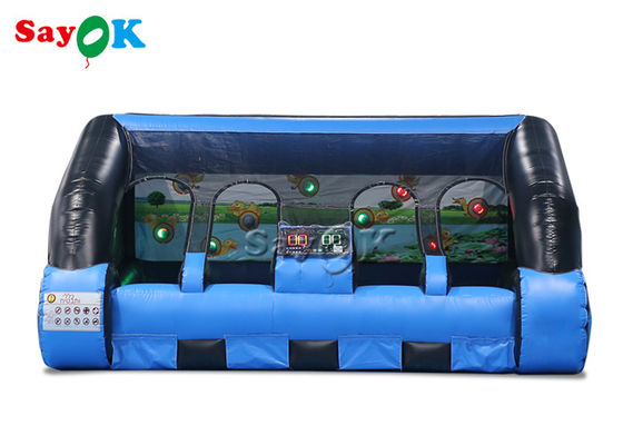 4.5x5x2.6mH شکل ماشین پرتاب IPS سیستم تیراندازی گالری بازی سیاه و آبی